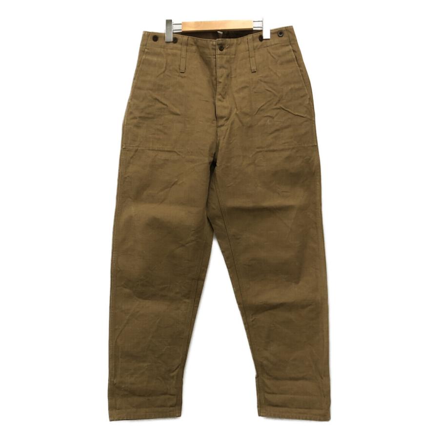 ナイジェルケーボン コットンパンツ ストレートパンツ ダメージ加工  