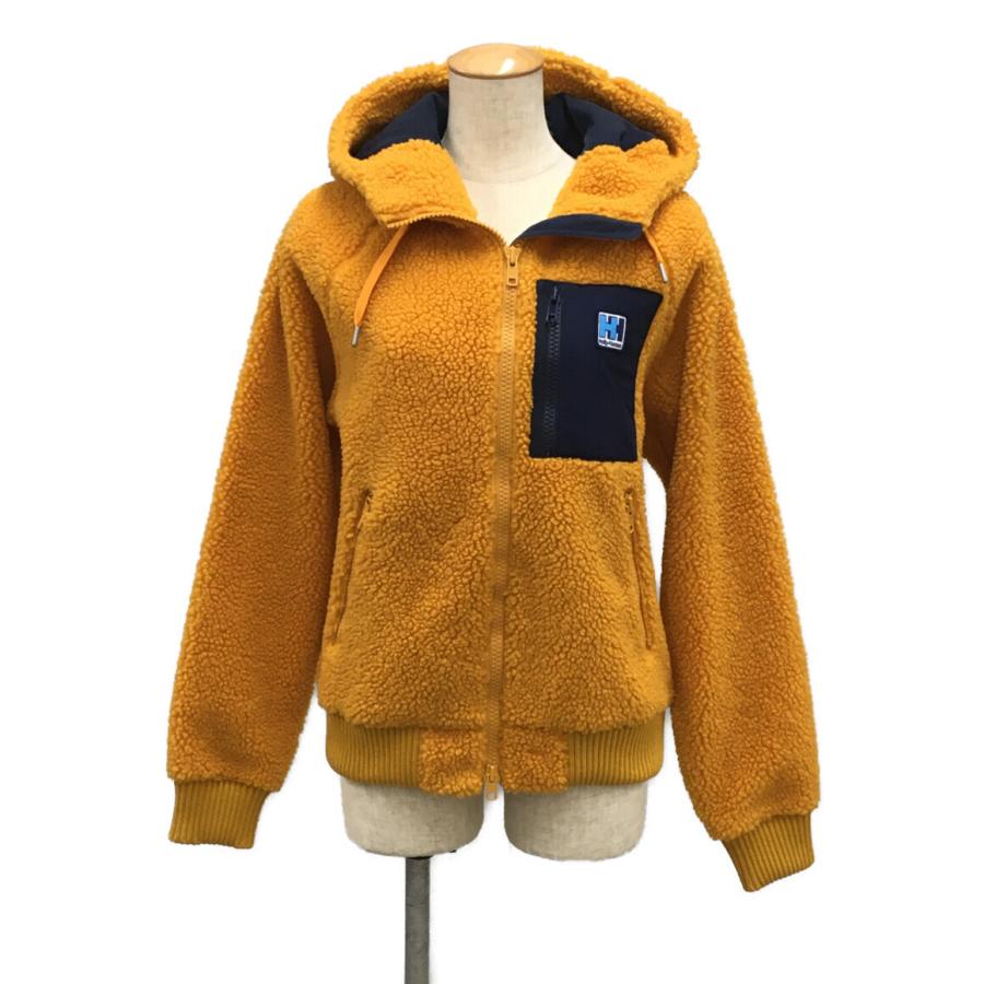 美品 ヘリーハンセン ファイバーパイル サーモフーディ ボアパーカー  