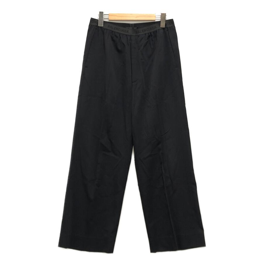 バレンシアガ ウエストロゴイージーパンツ ブラック メンズ SIZE 46 (S 