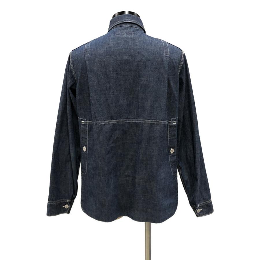ササフラス チンスト付きデニムワークシャツジャケット メンズ SIZE S  