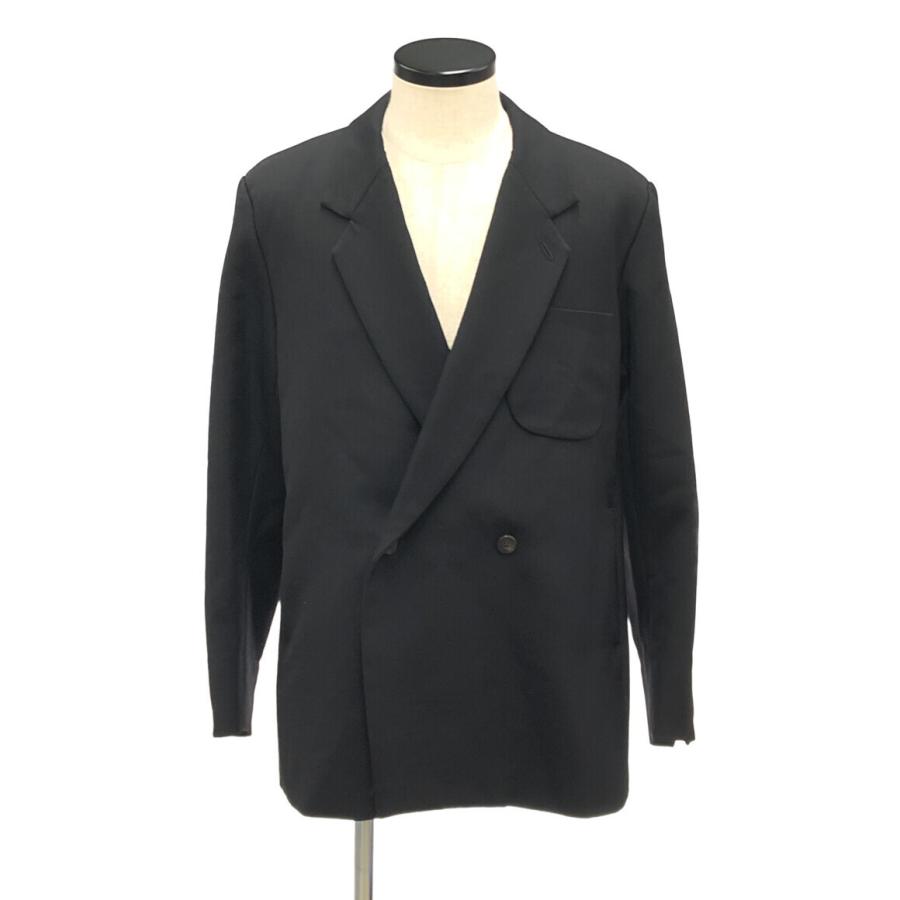 エトセンス テーラードジャケット ブラック DATACHABLE SLEEVE JACKET 