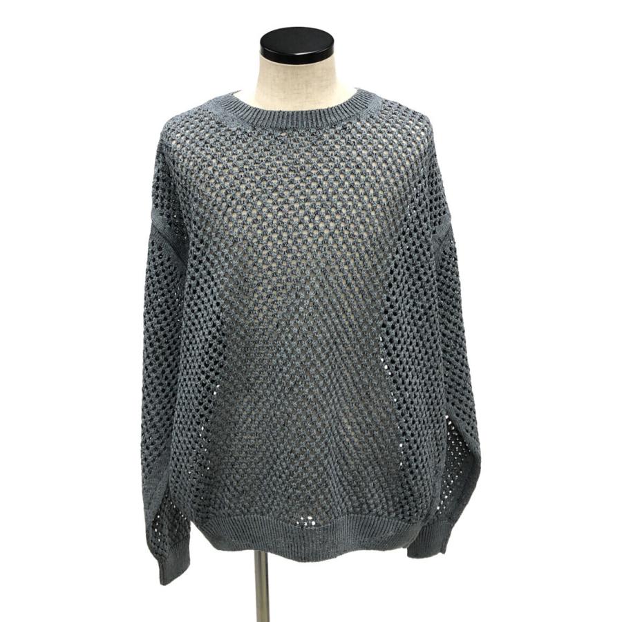 美品 長袖ニット 22SS/Meshed Knit Crewneck メンズ SIZE 3 (L) YOKE