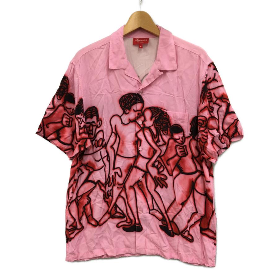 美品 シュプリーム 半袖シャツ 21ss Dancing Rayon S メンズ SIZE M (M 