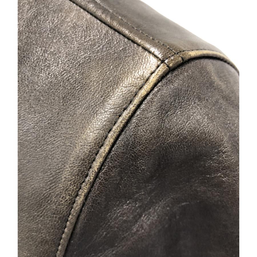 シックス シングルライダース ラムレザージャケット メンズ SIZE 48 (L 