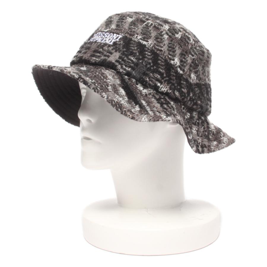 美品 シュプリーム クラッシャーハット MISSONI ミッソーニ コラボ 