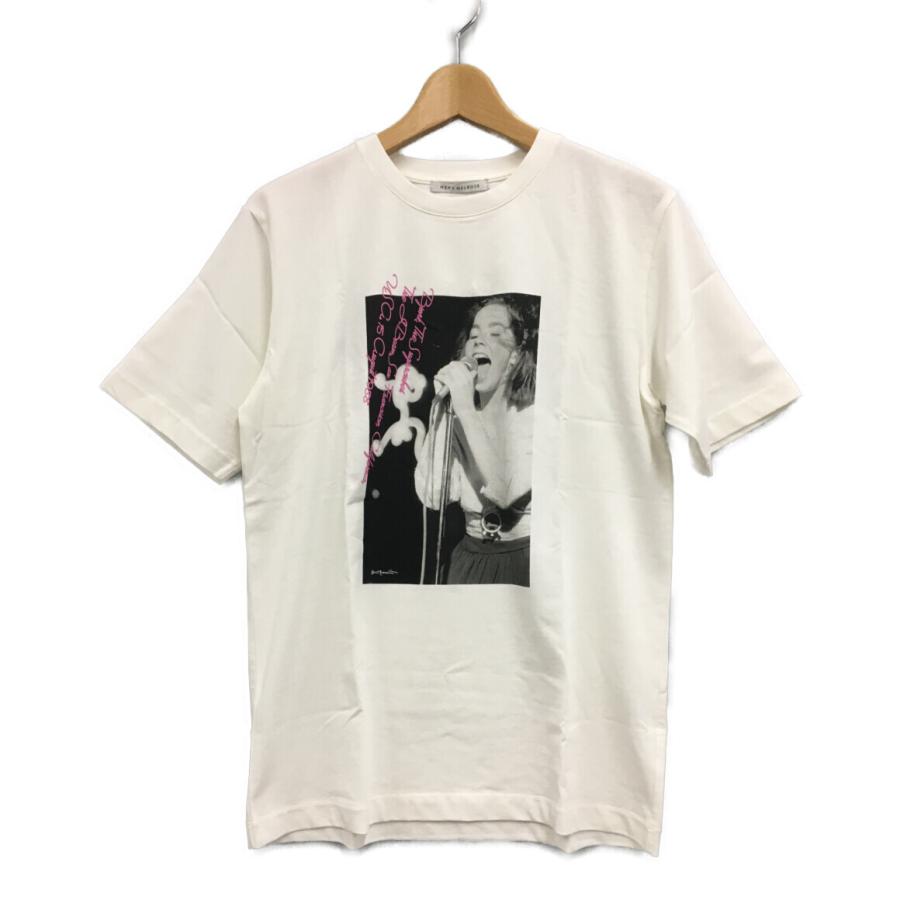 メンズメルローズ 半袖Tシャツ kevin cumminsフォトTee ビョーク