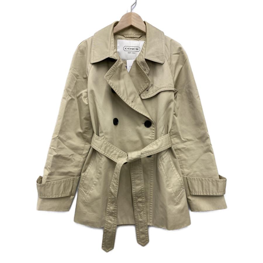 コーチ ショートトレンチコート レディース SIZE M (M) COACH 中古  