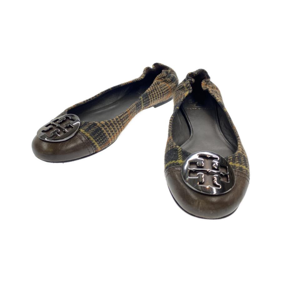 トリーバーチ バレエシューズ チェック柄 レディース SIZE 7M (L) TORY 