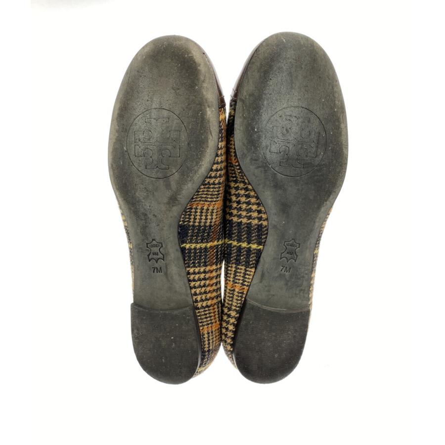 トリーバーチ バレエシューズ チェック柄 レディース SIZE 7M (L) TORY 