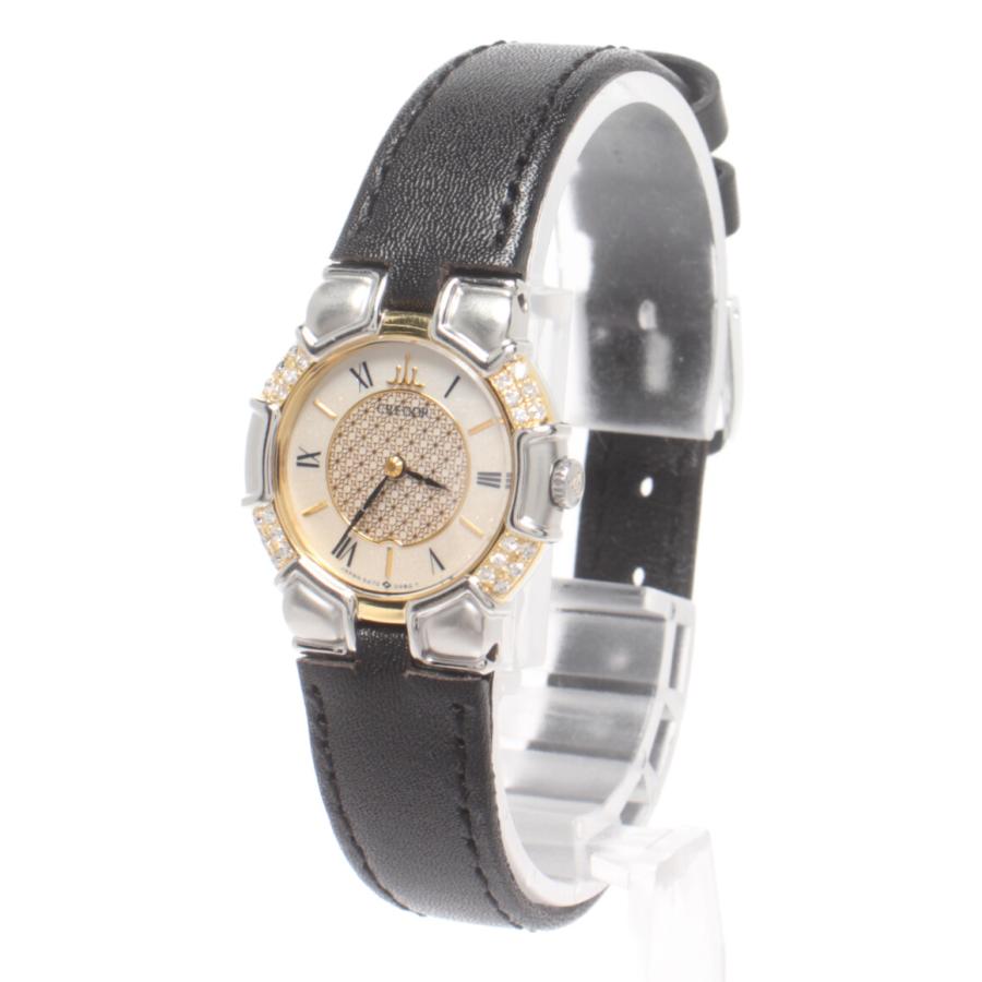 セイコー 腕時計 エントラータ 5A70-0220 CREDOR クオーツ レディース  