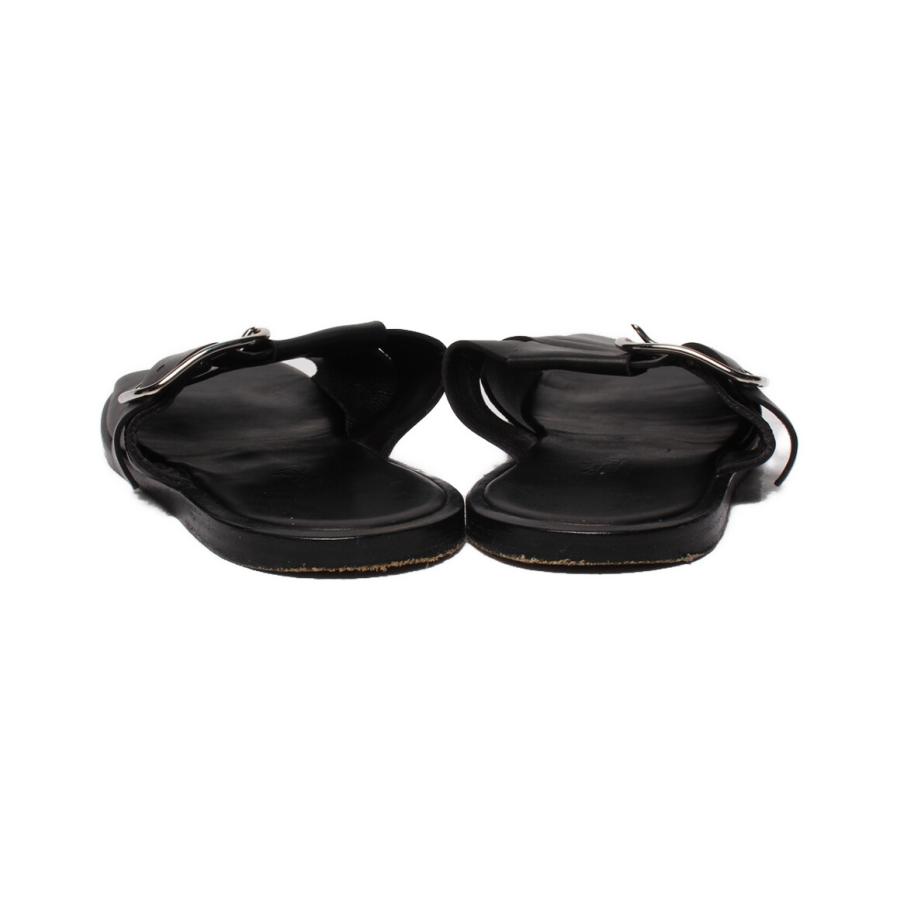 HERMES エルメス サンダルビーチサンダルドレスレザーメンズ41 