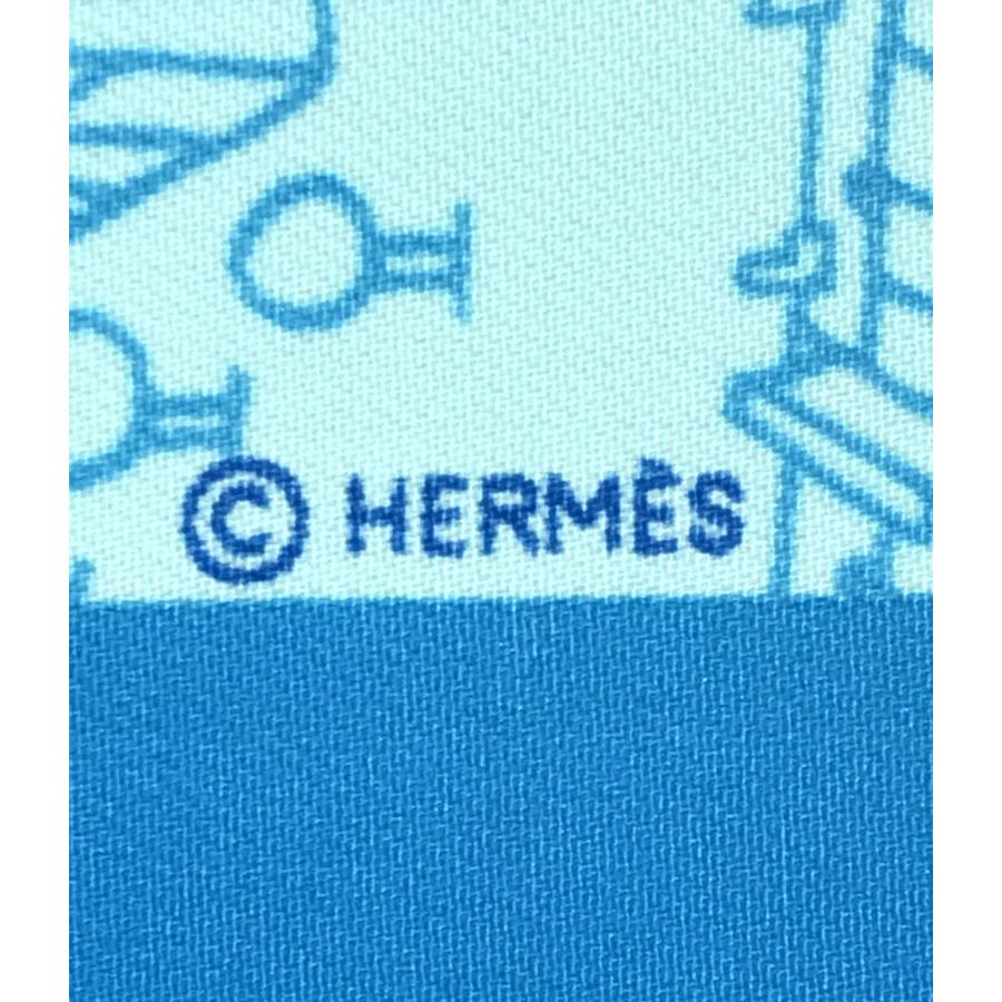 2022春夏 HERMES エルメス カレ90 切手 スカーフ シルク100% スカーフ
