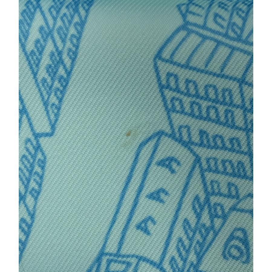 エルメス スカーフ カレ90 シルク100% 切手柄 パリの通路 de passage a