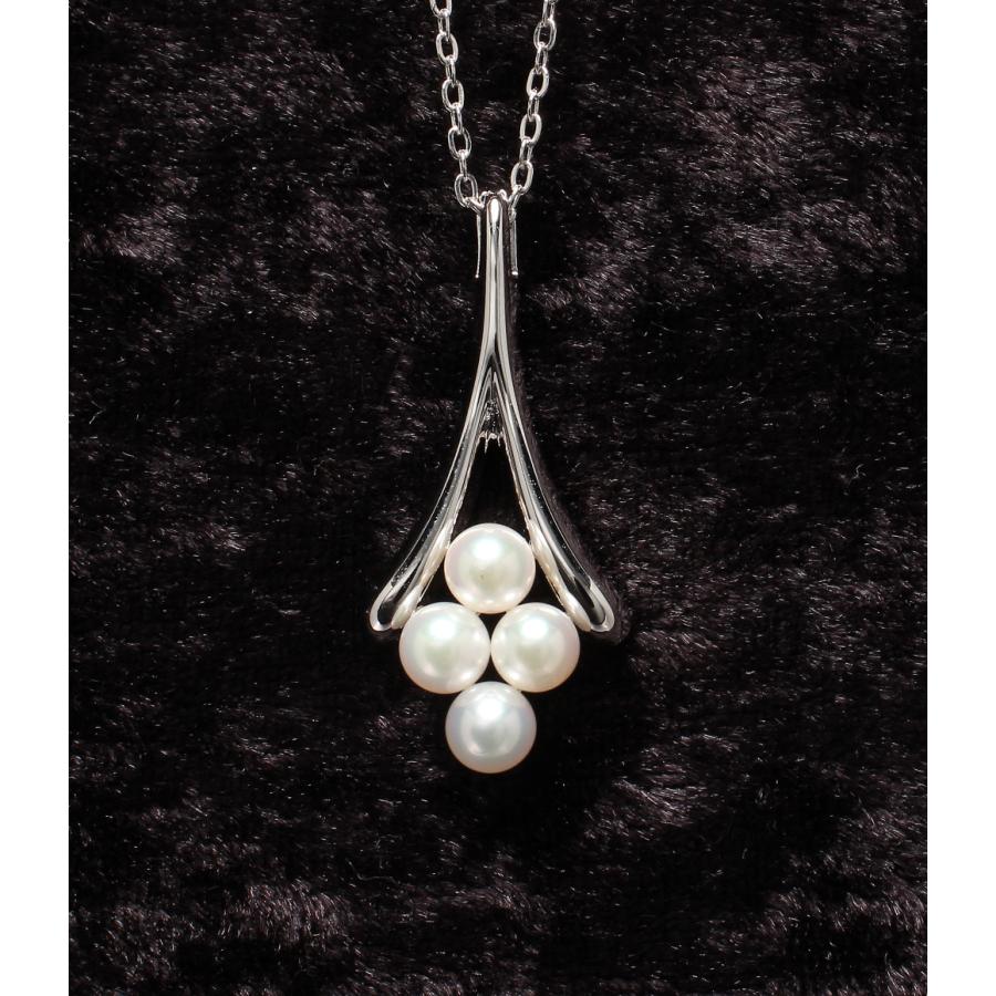 美品 ミキモト ネックレス SV パール レディース MIKIMOTO 中古  