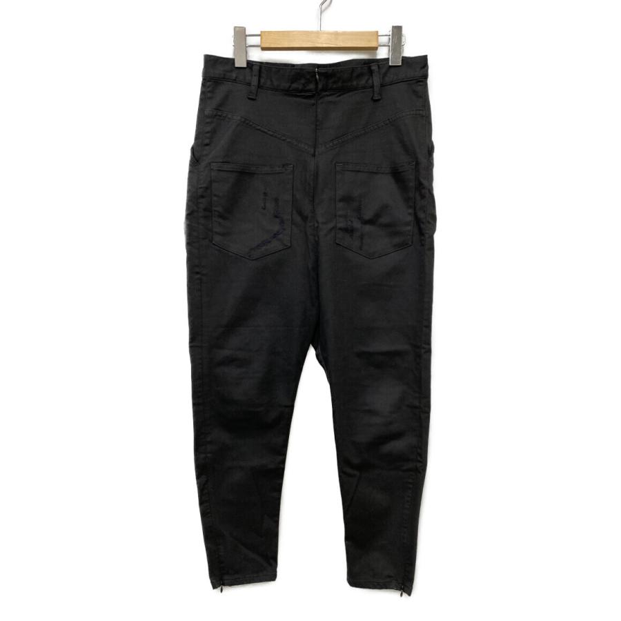 stof ストフ ブラック ダメージ サルエルパンツ STOF [ストフ] 2024SS！ペインターパンツのデザインをプラスした