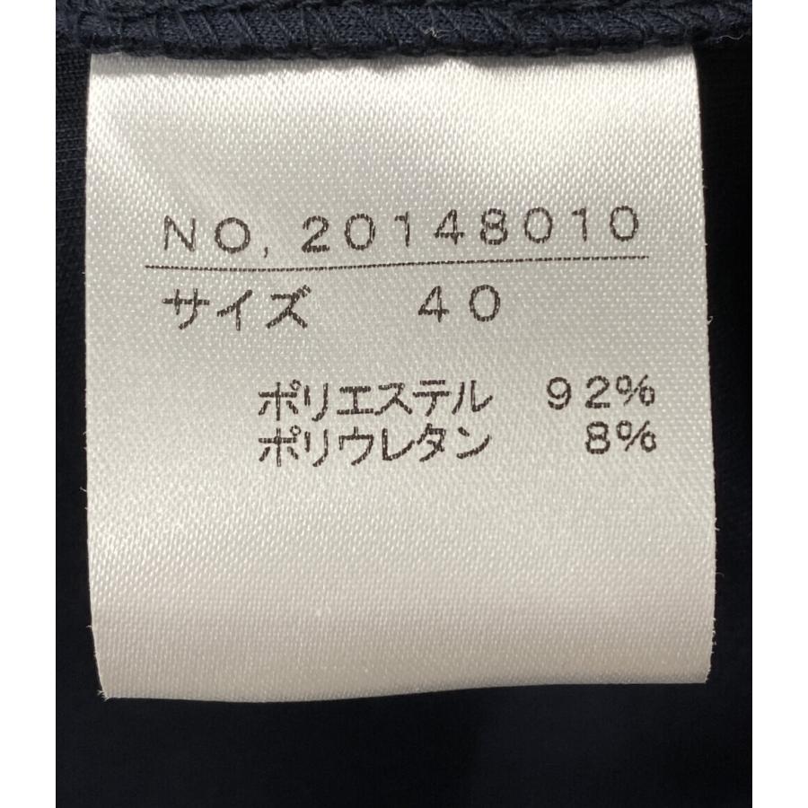 美品 ノーカラージャケット 袖フリル レディース SIZE 40 (M) DUAL 