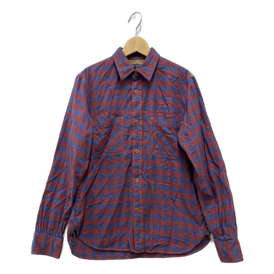 美品 コムデギャルソンオム 長袖シャツ チェック柄 メンズ SIZE XS (XS 