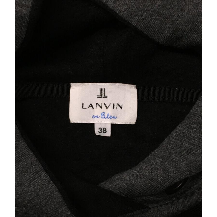 美品 ランバンオンブルー パーカー グレー レディース SIZE 38 (M  