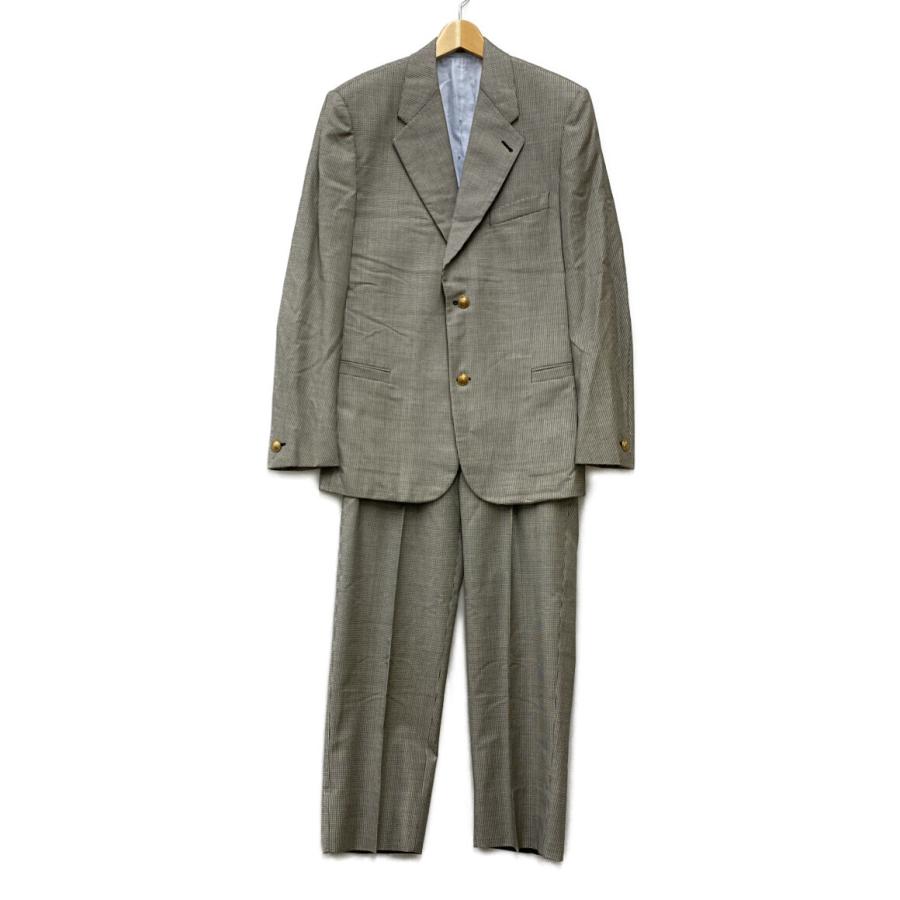 ヴェルサーチ セットアップスーツ 千鳥格子柄 メンズ SIZE 48 (L 