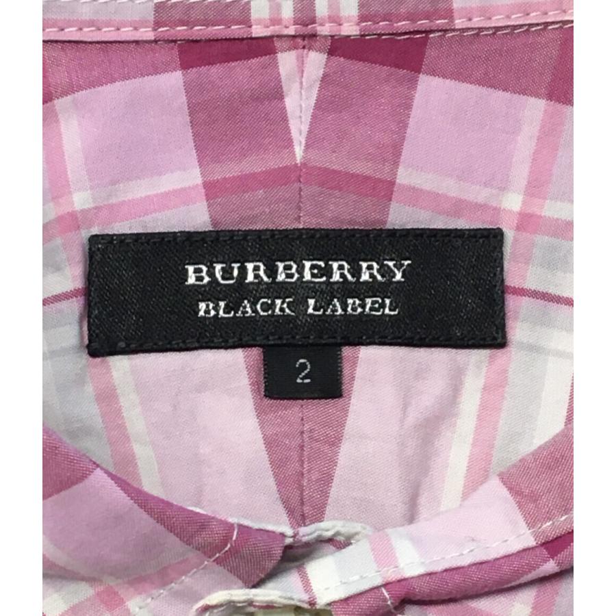 美品】BURBERRY BLACK LABEL チェック柄 ピンク 桃