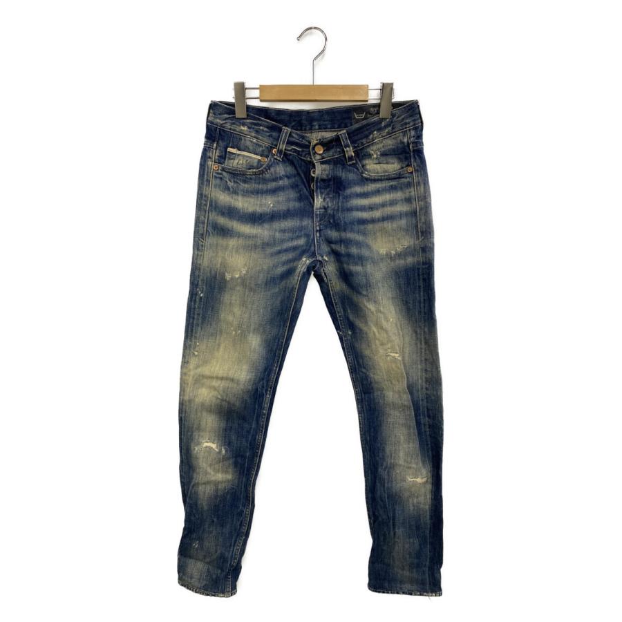 ケアレーベル ダメージ加工デニムパンツ メンズ (M) Care Label 中古 