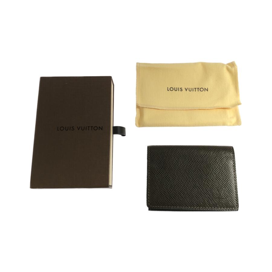 Louis Vuitton カードケース イニシャル入りブラウンレザー名刺