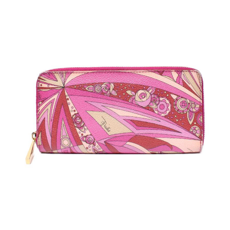 エミリオプッチ ラウンドファスナー長財布 レディース EMILIO PUCCI  