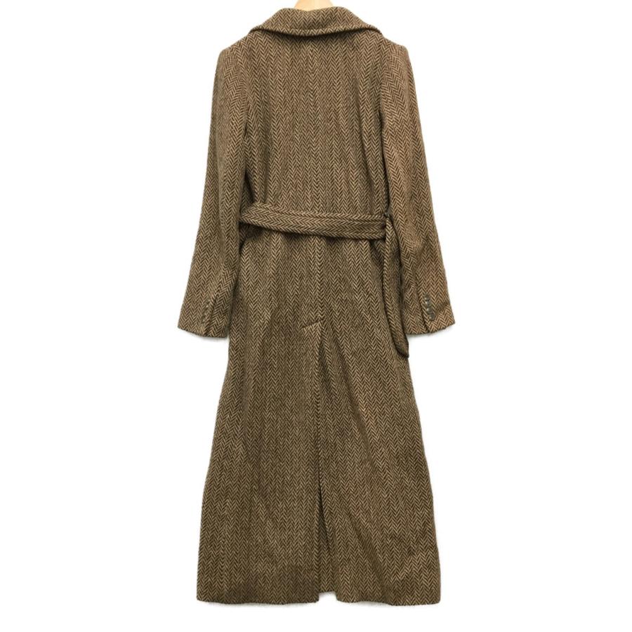 ラルフローレン ダブルロングコート ヘリンボーン レディース SIZE 7 