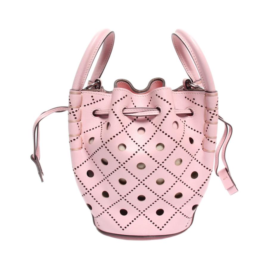 美品 トッズ 2wayショルダーバッグ ピンク系 マイクロバケット 美品 トッズ 2wayショルダーバッグ ピンク系 マイクロバケット