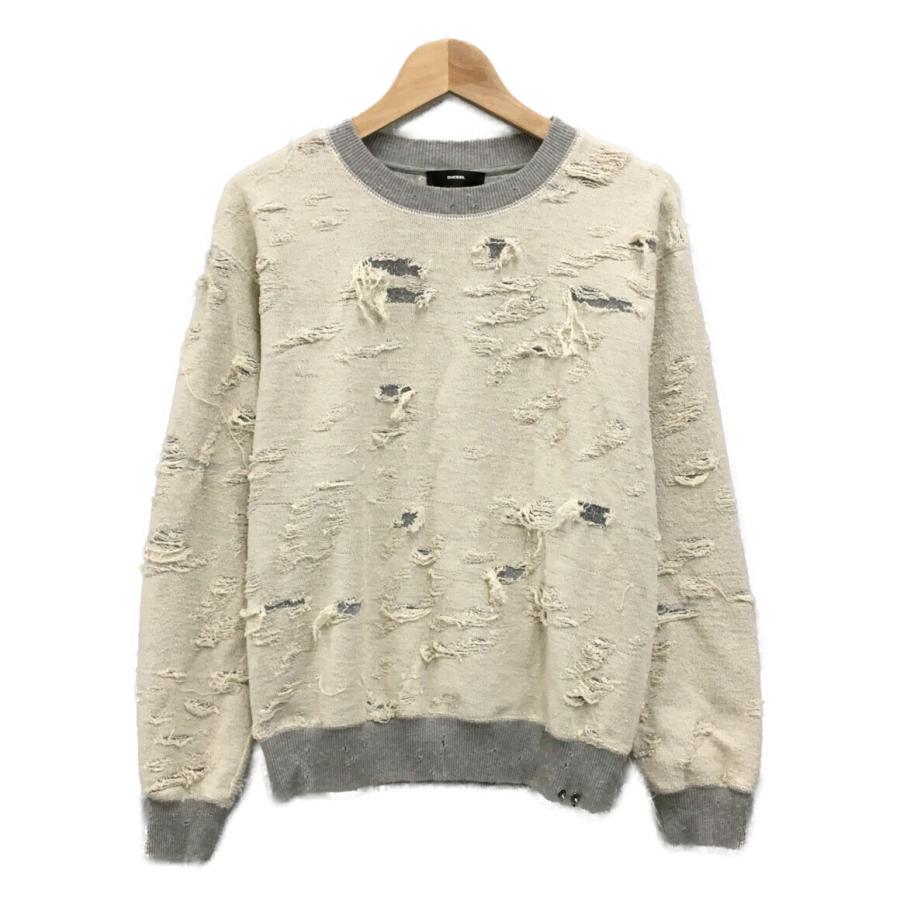 ディーゼル クラッシュダメージ スウェット レディース SIZE S (S 