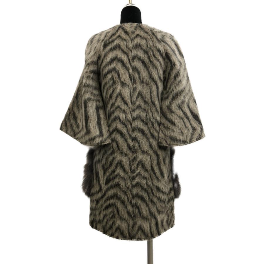フェンディ ポケットファー ケープコート レディース SIZE 36 (XS以下  