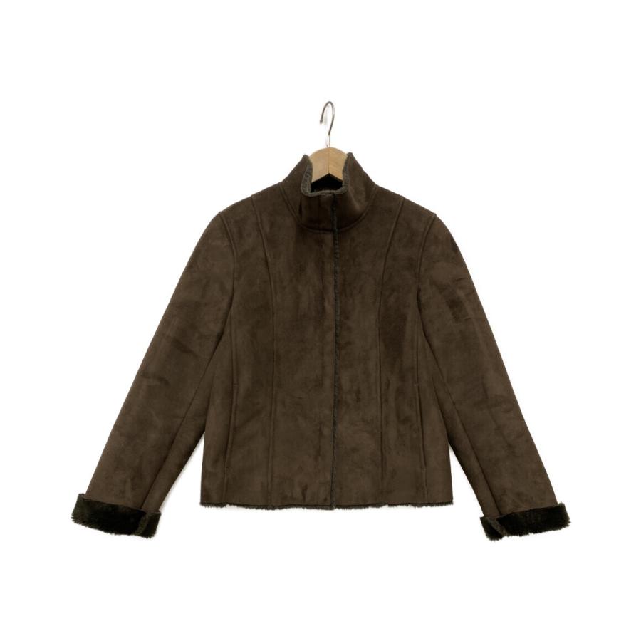 美品 カルバンクライン フェイクムートンジャケット レディース SIZE 