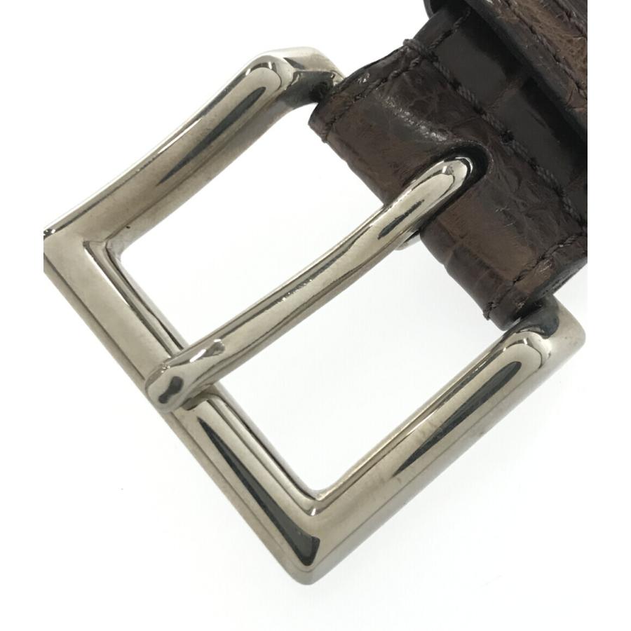 ジョンロブ ベルト クロコ メンズ (M) john lobb 中古 : Rehello by  