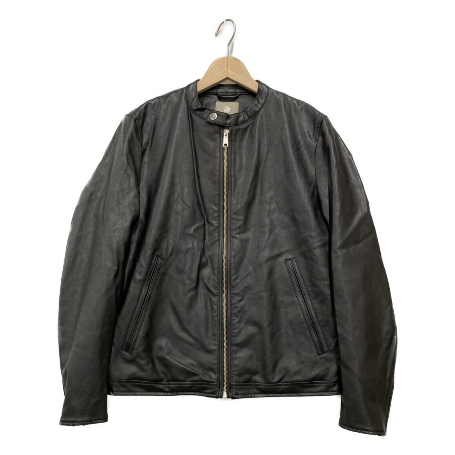 美品 ナノユニバース シングルライダース レザージャケット