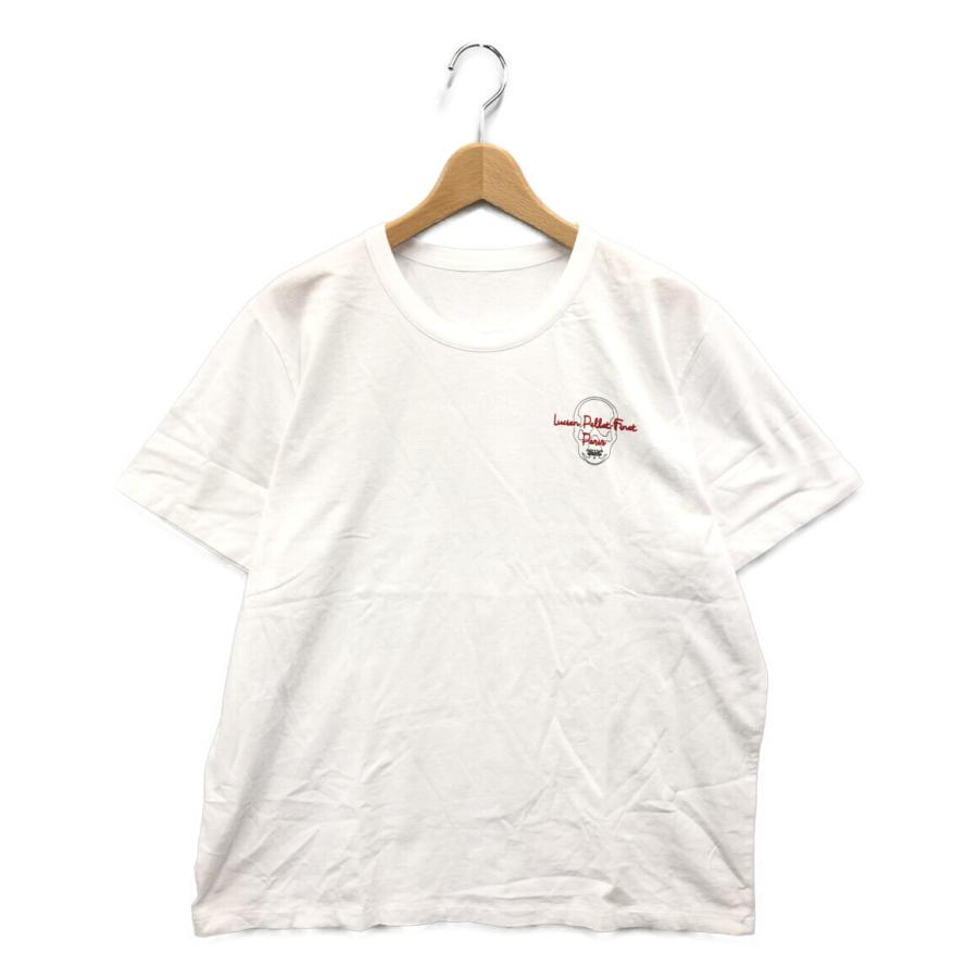 美品 ルシアンペラフィネ 半袖Tシャツ スカル柄 メンズ SIZE L (L 