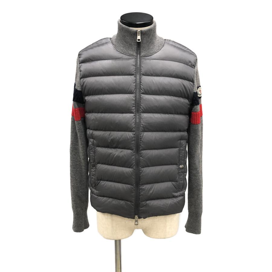 モンクレール ニット切り替え ダウンジャケット メンズ SIZE S (S
