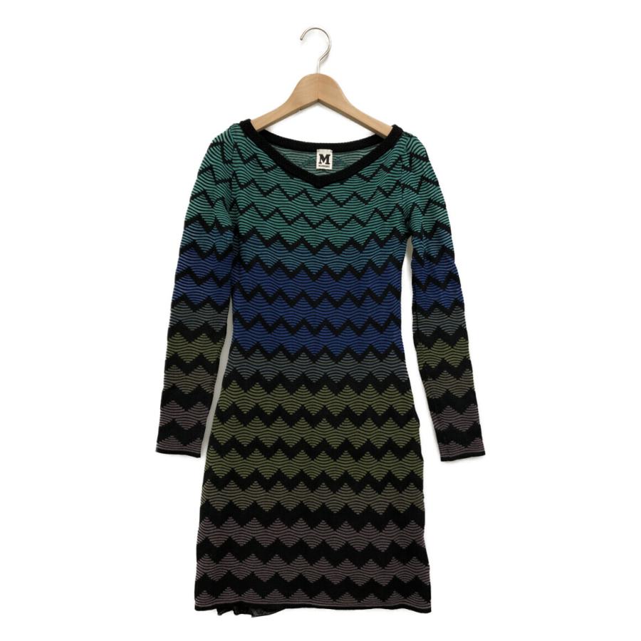 MISSONIワンピース wxc ミッソーニ MISSONI ワンピース 48 マルチ 緑