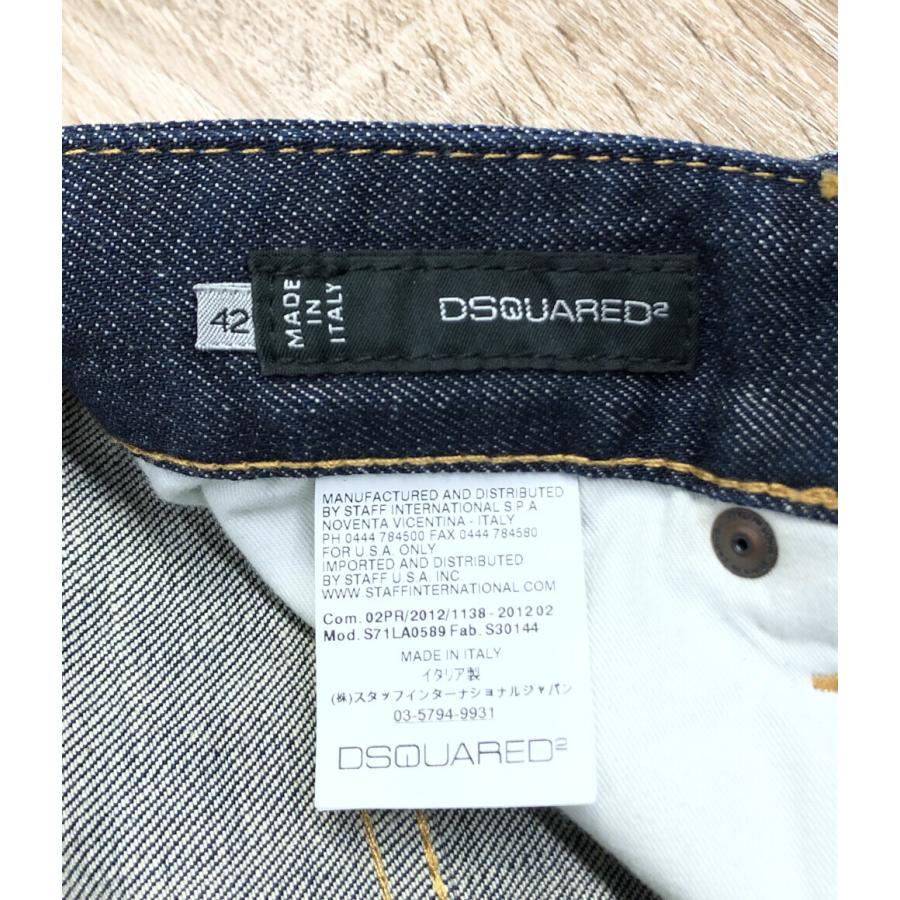 美品 ディースクエアード ストレッチペンキデニムパンツ ジーンズ 