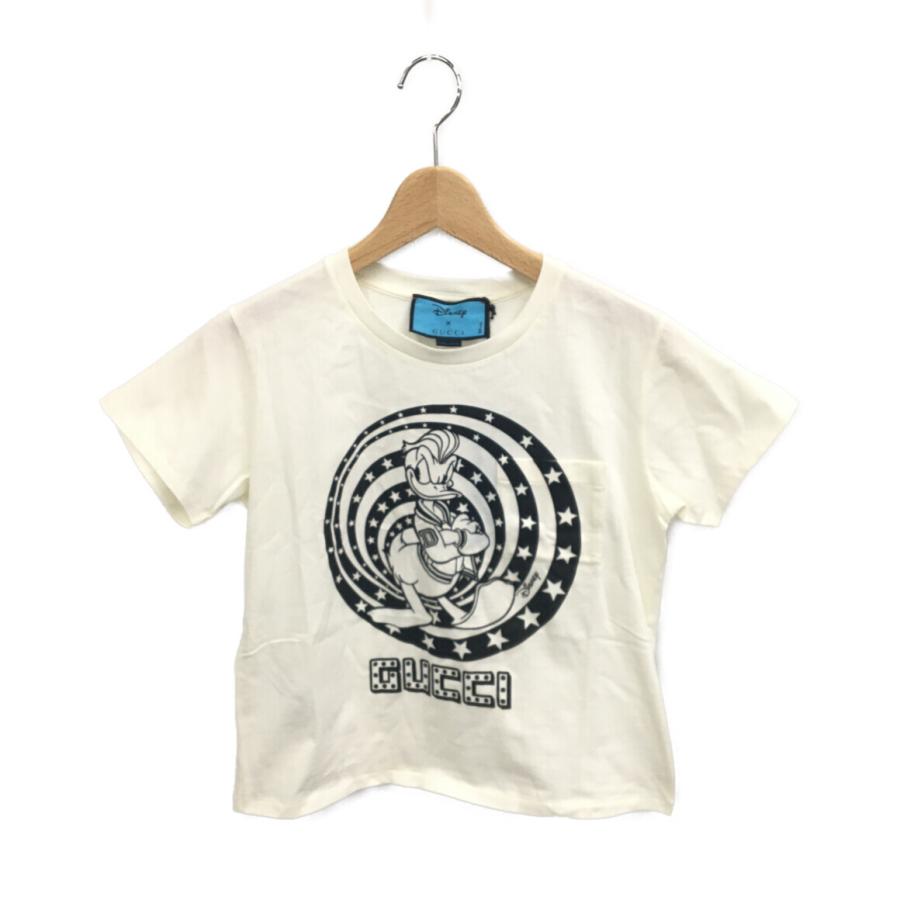美品 グッチ 半袖Tシャツ ディズニーコラボ ドナルド キッズ SIZE XS  