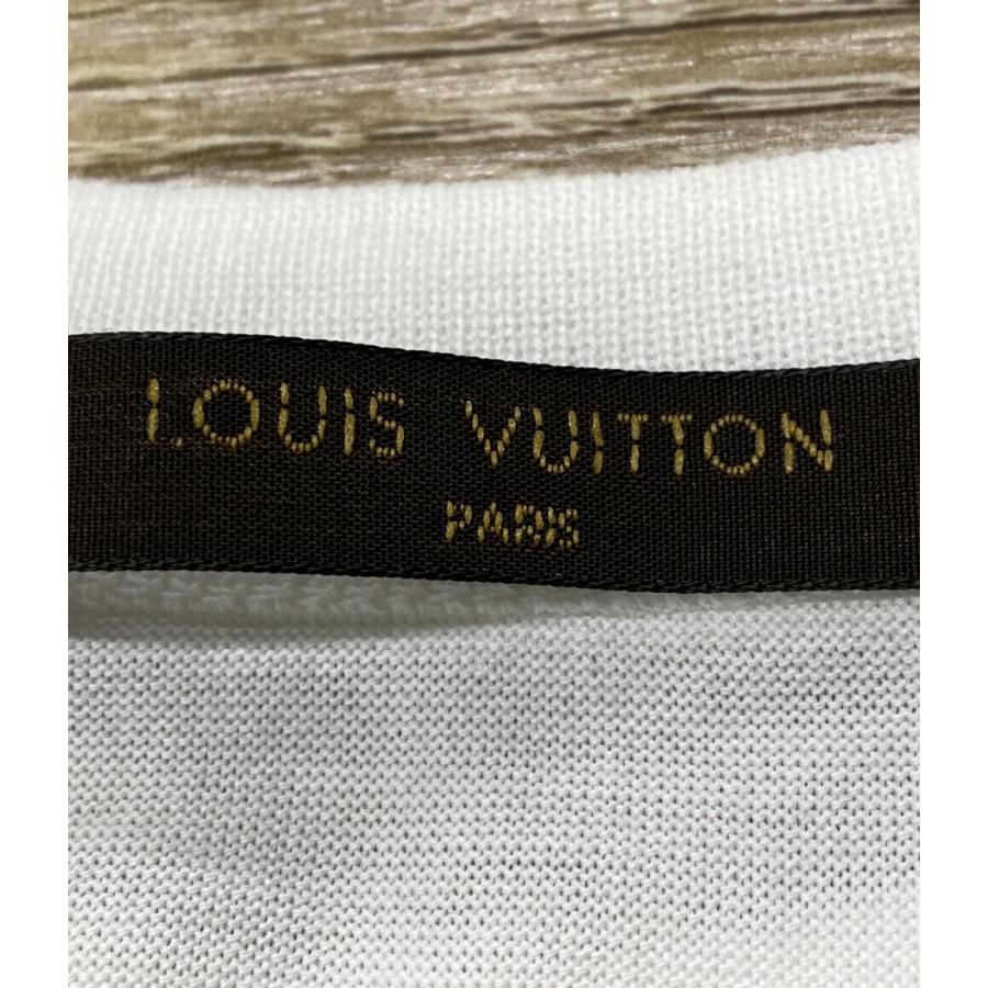 美品 ルイヴィトン 半袖Tシャツ ホワイト ロゴプリント メンズ SIZE 美品 ルイヴィトン 半袖Tシャツ ホワイト ロゴプリント メンズ SIZE