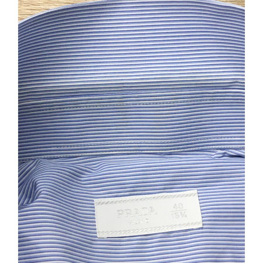 プラダ 長袖シャツ ストライプ柄 メンズ SIZE 40 (M) PRADA 中古 プラダ 長袖シャツ ストライプ柄 メンズ SIZE 40 (M) PRADA 中古