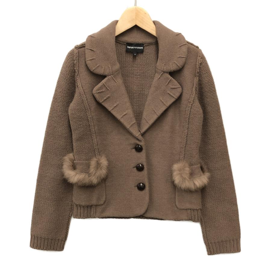 エンポリオアルマーニ ニットジャケット レディース SIZE 40 (S 
