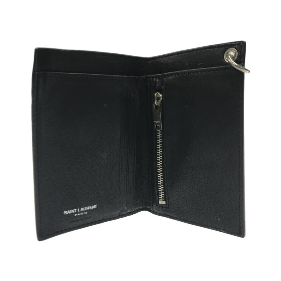サンローランパリ 二つ折り財布 スタッズ メンズ SAINT LAURENT PARIS 