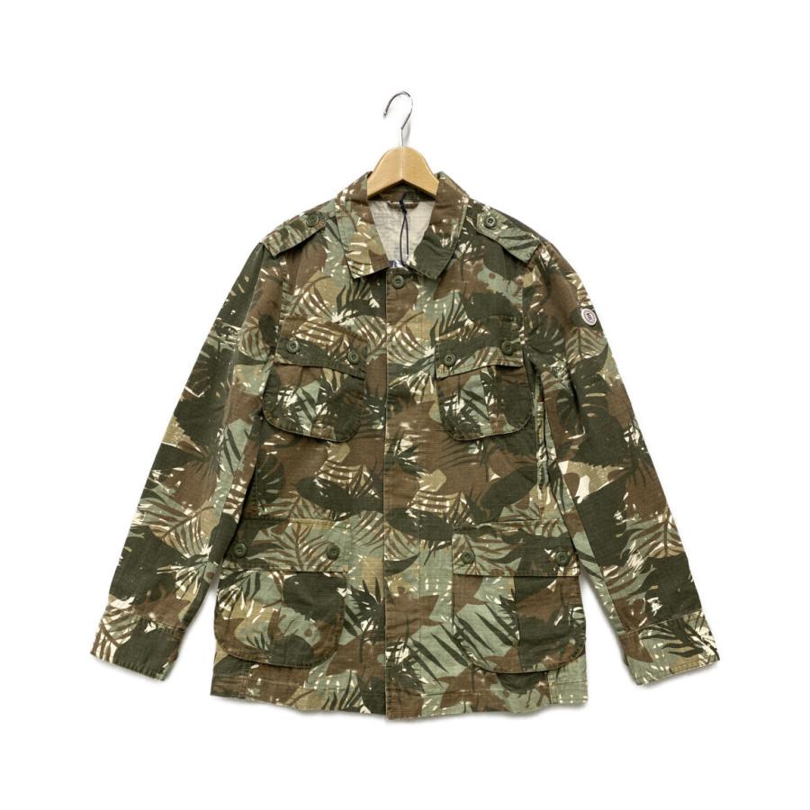 美品 フィールドジャケット 植物柄 メンズ SIZE S (S) Serge Blanco 