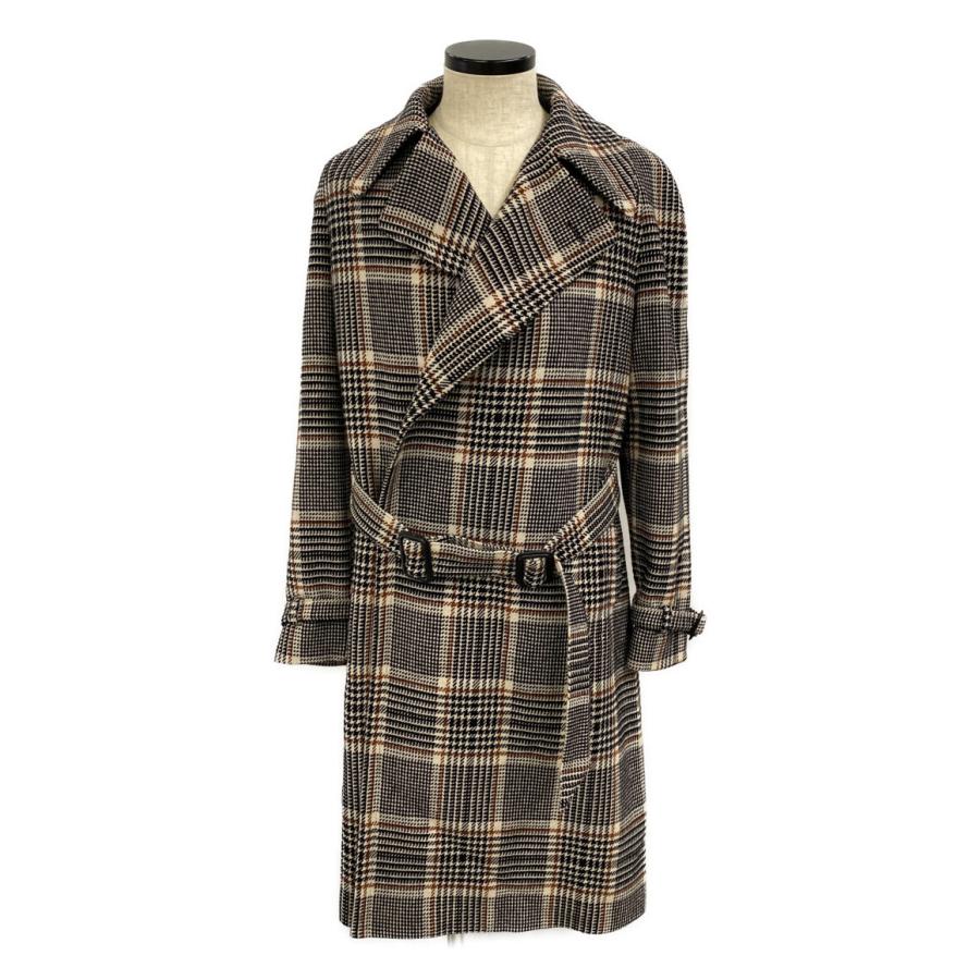 美品 タリアトーレ チェスターコート チェック柄 メンズ SIZE 46 (M 