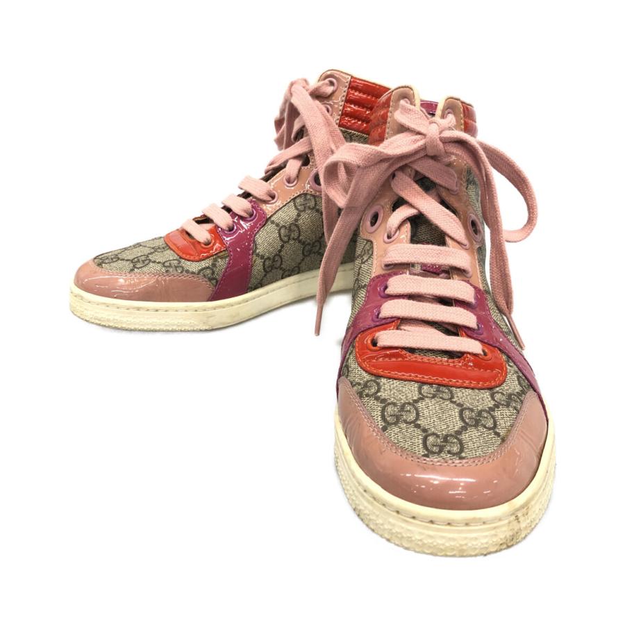 グッチ ハイカットスニーカー GG Supreme 404937 レディース SIZE 37