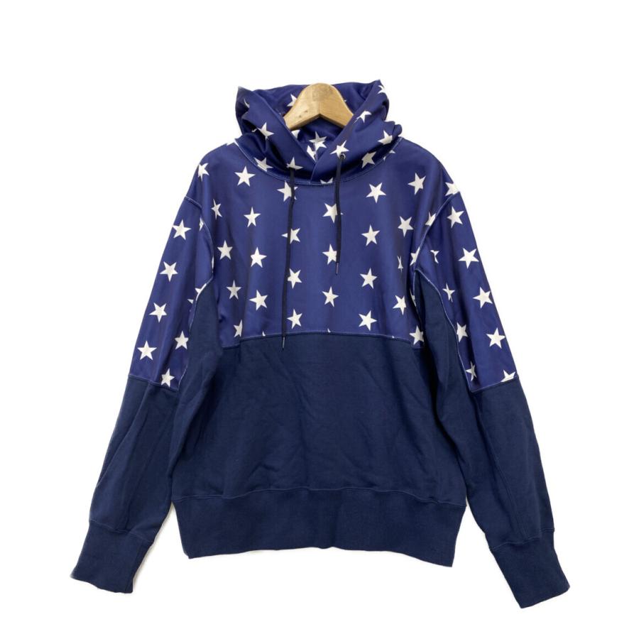 美品 ソフネット プルオーバーパーカー 星柄 メンズ SIZE S (S 