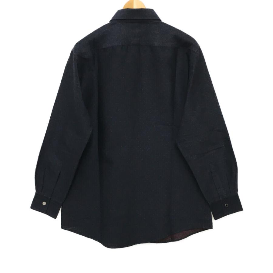 エルメス セリエボタン 長袖シャツ ドット柄 メンズ SIZE 41/16 (L 