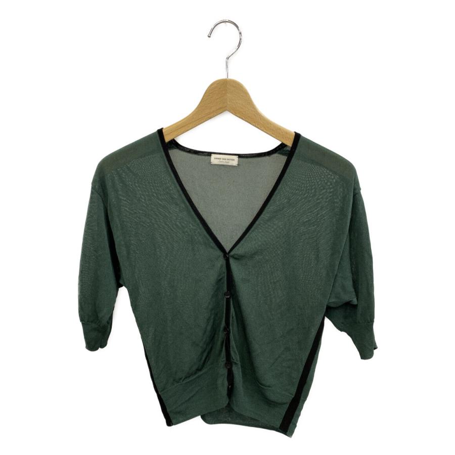 美品 ドリスヴァンノッテン 半袖カーディガン レディース SIZE S (S
