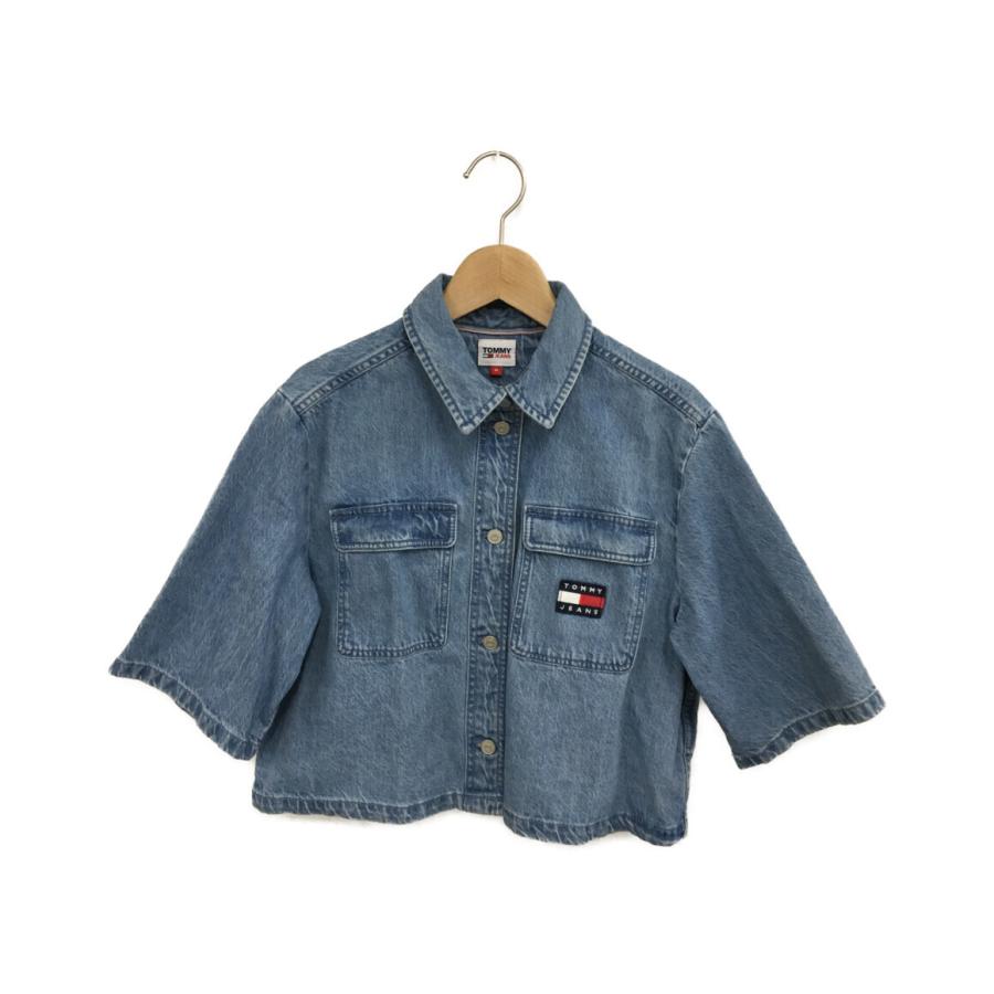 美品 トミージーンズ 半袖デニムジャケット Gジャン レディース SIZE M 